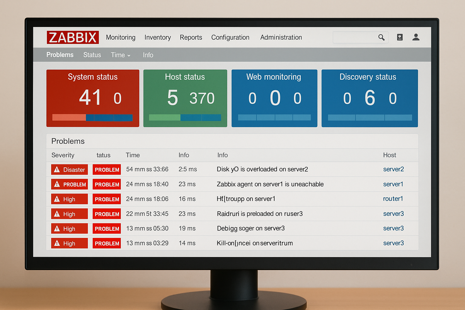 Monitoramento com Zabbix